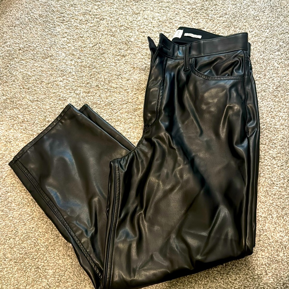 Abercrombie & Fitch vegan leather pants